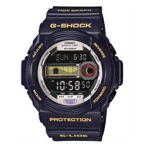 Image of Gasio G-Shock med tidevands graf og månefase